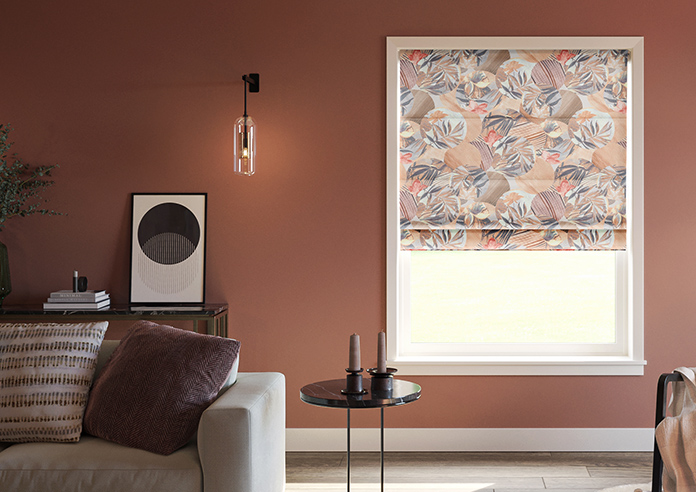 Osaka, Mandarin - Twist&Fit Roman Blind - Image 3